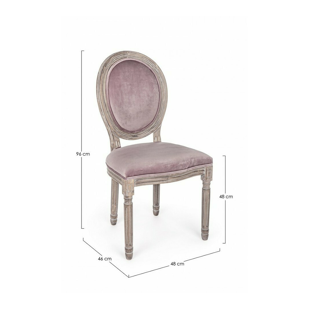 Kėdė Mathilde, rusvai rožinės spalvos, 2 vnt.