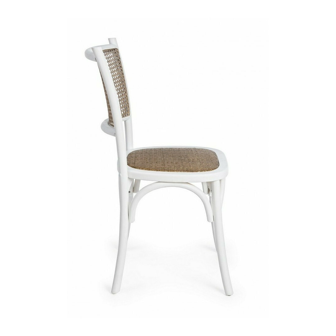 Kėdė Carrel, baltos spalvos