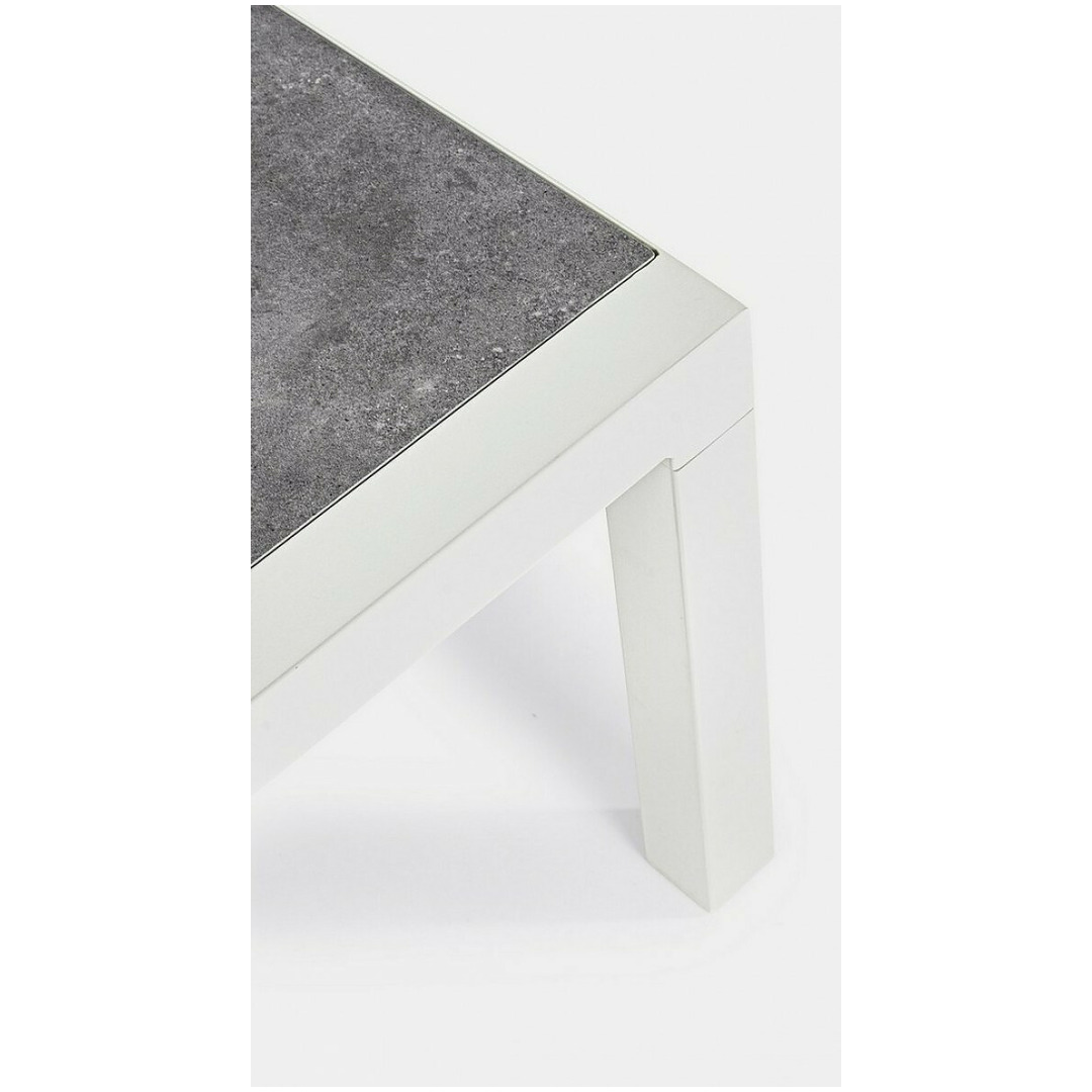 Lauko staliukas Kledi, pilkos spalvos, 120x70 cm