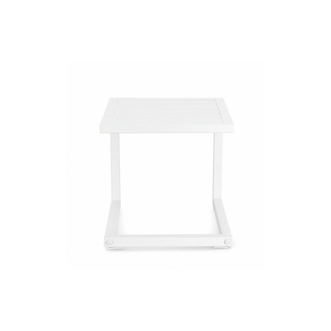 Kavos staliukas Hilde, baltos spalvos, 40x40 cm