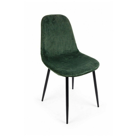 Kėdė Irelia, aksomas, tamsiai žalios spalvos, 4 vnt.