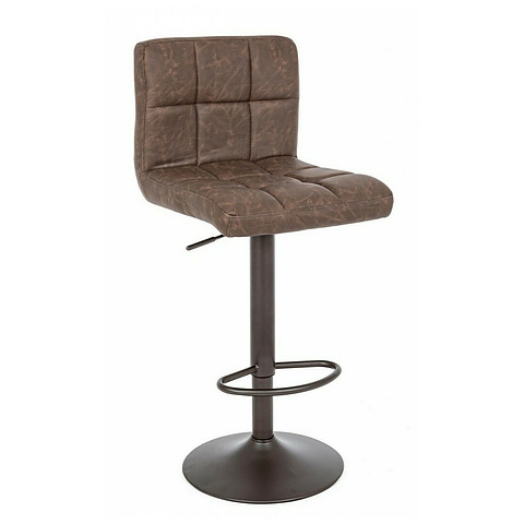 Baro kėdė Greyson, vintažo stilius, rudos spalvos, 2 vnt.