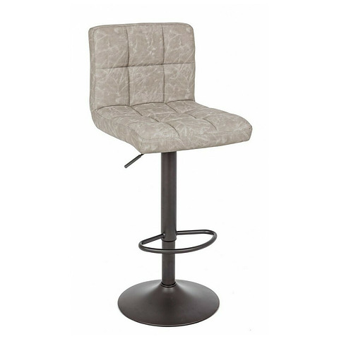 Baro kėdė Greyson, vintažo stilius, šviesiai pilkos spalvos, 2 vnt.