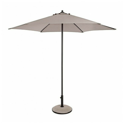 Lauko skėtis Delfi, pilkšvai rudos spalvos, skersmuo 270 cm