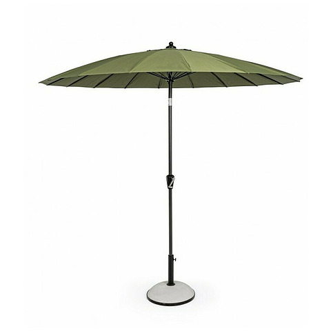 Lauko skėtis Atlanta, tamsiai pilkos / pilkšvai rudos spalvos, 270 cm