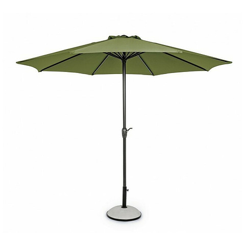 Lauko skėtis Kalife, palenkiamas, pilkšvai rudos spalvos, 270 cm