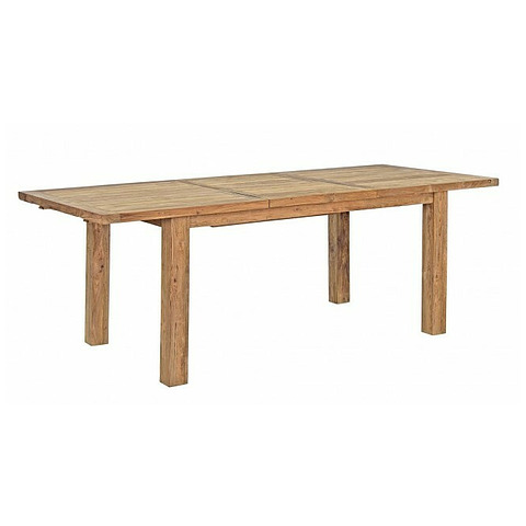 Valgomojo stalas su prailginimu Bounty, perdirbtas tikmedis, 160-220 cm