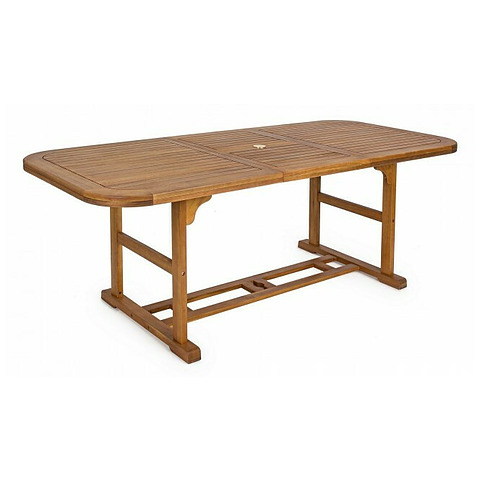 Lauko stalas su prailginimu Noemi, stačiakampės formos, 180-240x100 cm