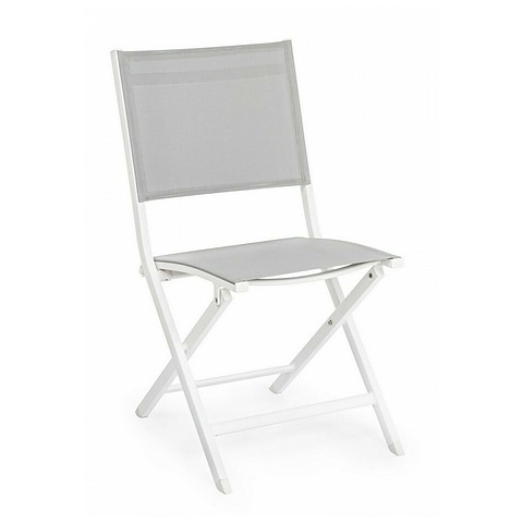 Sulankstoma lauko kėdė Elin, baltos spalvos, 4 vnt.