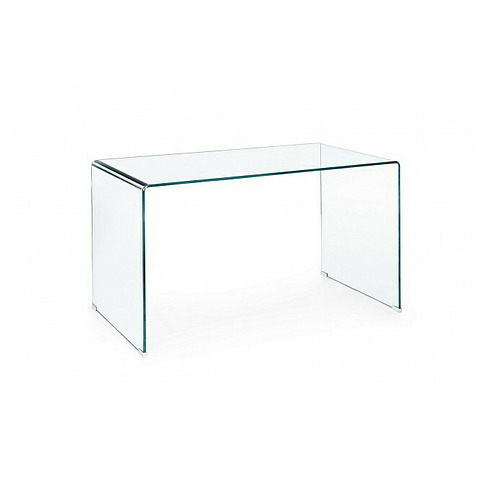 Rašomasis stalas Iride, stiklas, 126x70 cm