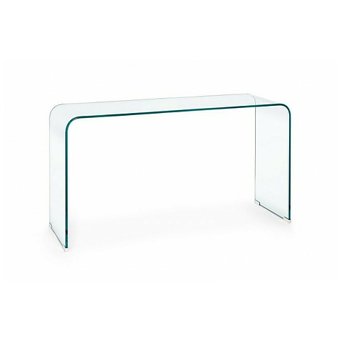 Konsolė Iride, stačiakampės formos, stiklas, 125x40