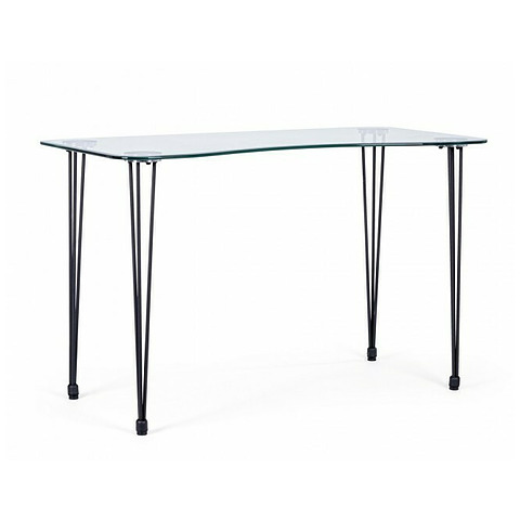 Rašomasis stalas Rondo‘, juodos spalvos, 120x60 cm