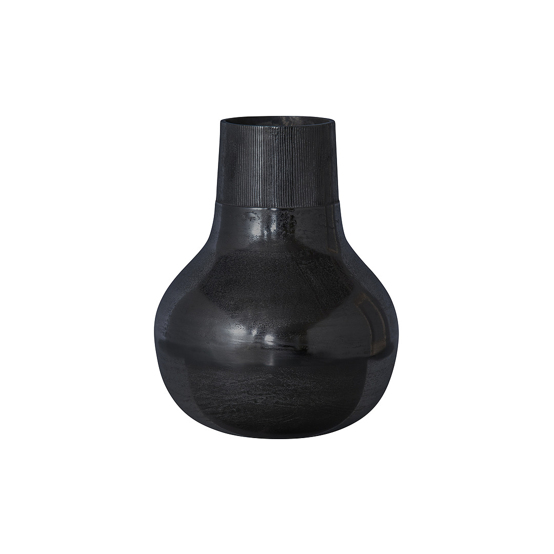 Vaza Metal XL, metalas (juoda)