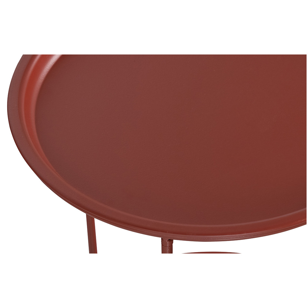 Kavos staliukas Ivar, didelis, 56 cm (plytų raudona)