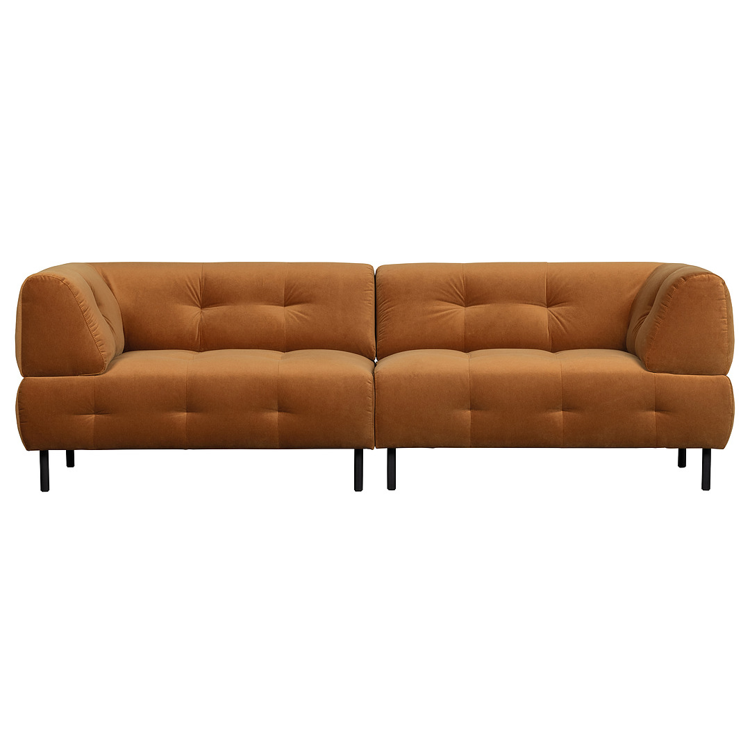 Sofa Lloyd, keturvietė, velvetas (cinamono)