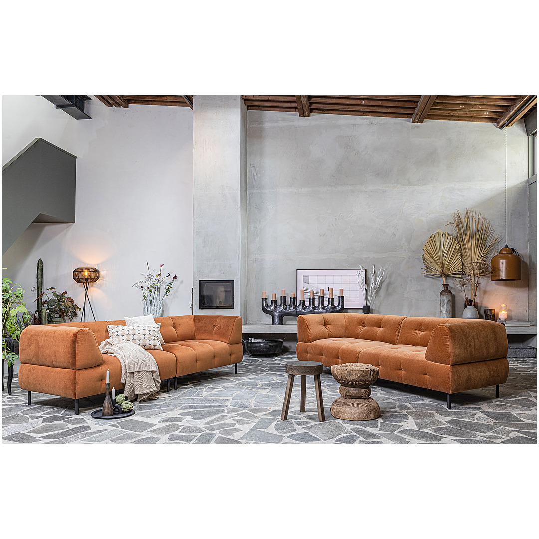 Sofa Lloyd, keturvietė, velvetas (cinamono)