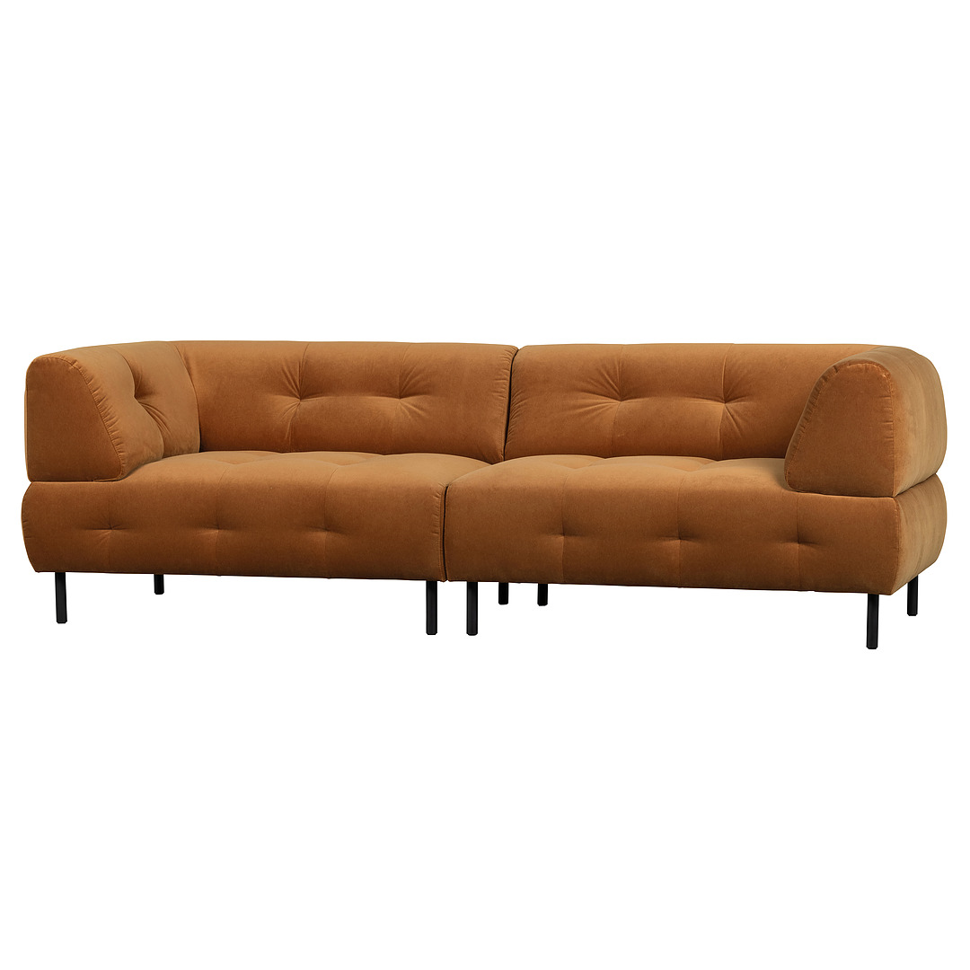 Sofa Lloyd, keturvietė, velvetas (cinamono)
