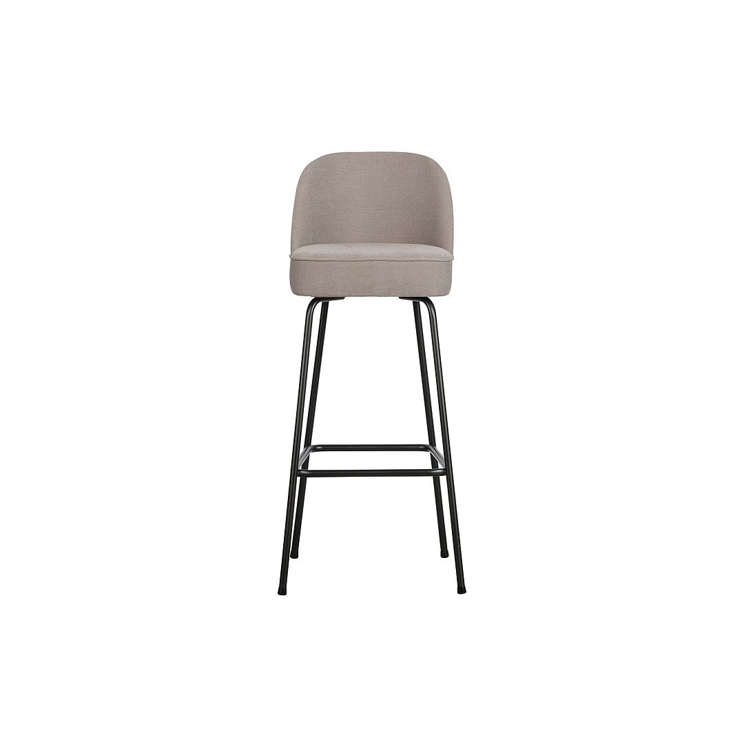 Baro kėdė Vogue, 80 cm, austinis audinys (smėlinė)