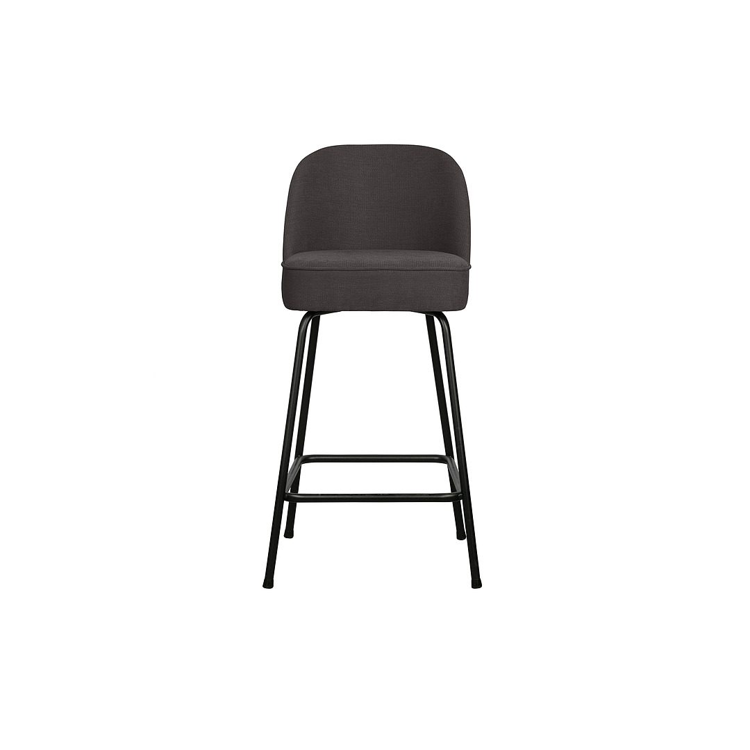 Baro kėdė Vogue, 65 cm, austinis audinys (tamsiai pilka)
