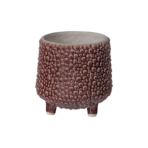 Vaza Serene, keramika (baklažaninė)