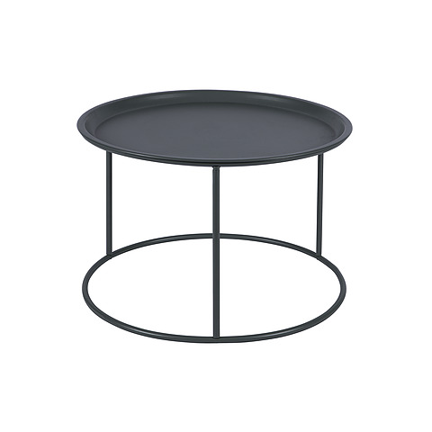 Kavos staliukas Ibar, didelis, 56 cm (juoda)