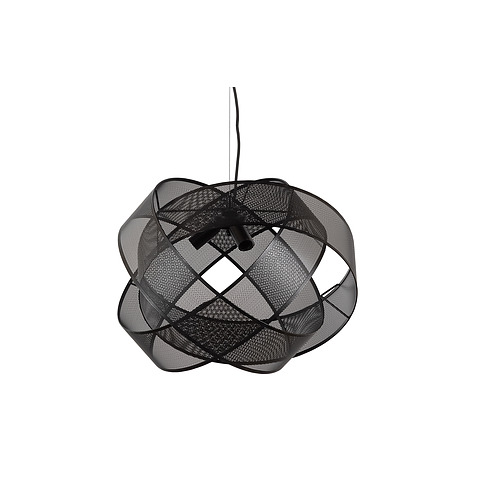 Pakabinamas šviestuvas Arie, 50 cm skersm. (juoda)