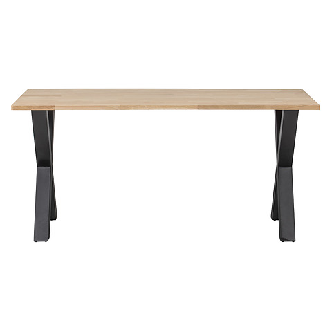 Stalas Tablo, 160x90, ąžuolas, kryžminės kojos