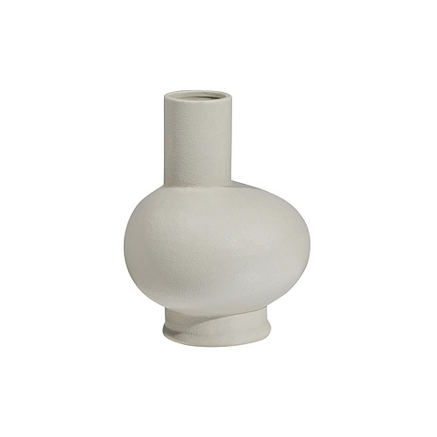 Vaza Tank, 22 cm, porcelianas (sendinta smėlinė)