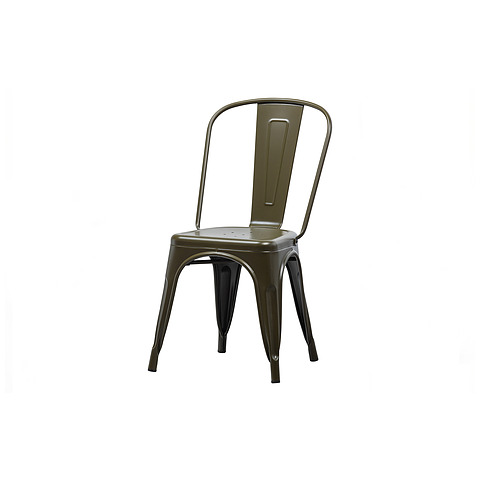 2-jų kėdžių komplektas, Afternoon, metalas (kamufliažinė žalia)