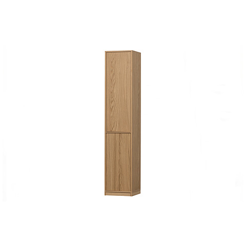 Vitrininė spinta Modulair, 40 cm, ąžuolo mediena (natūrali matinė)