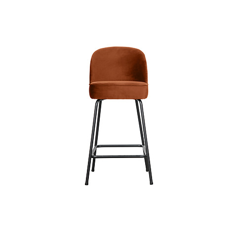 Baro kėdė Vogue, 65 cm, aksomas (rūdžių)
