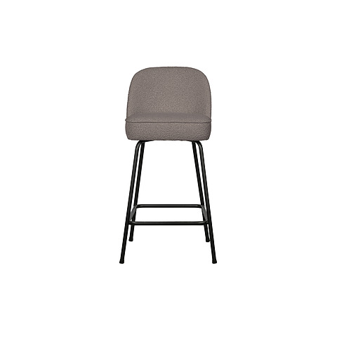 Baro kėdė Vogue, 65 cm, buklė tipo audinys (pilkšvai ruda)