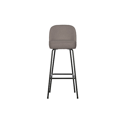 Baro kėdė Vogue, 80 cm, buklė tipo audinys (pilkšvai ruda)
