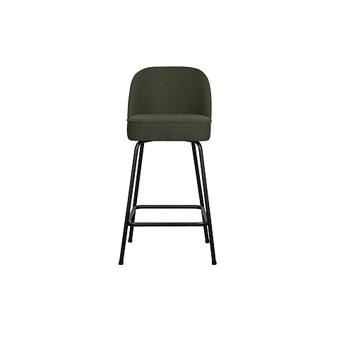 Baro kėdė Vogue, 65 cm, austinis audinys (šiltai žalia)
