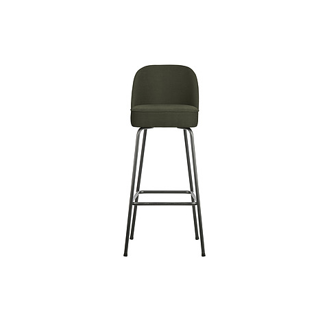 Baro kėdė Vogue, 80 cm, austinis audinys (šiltai žalia)