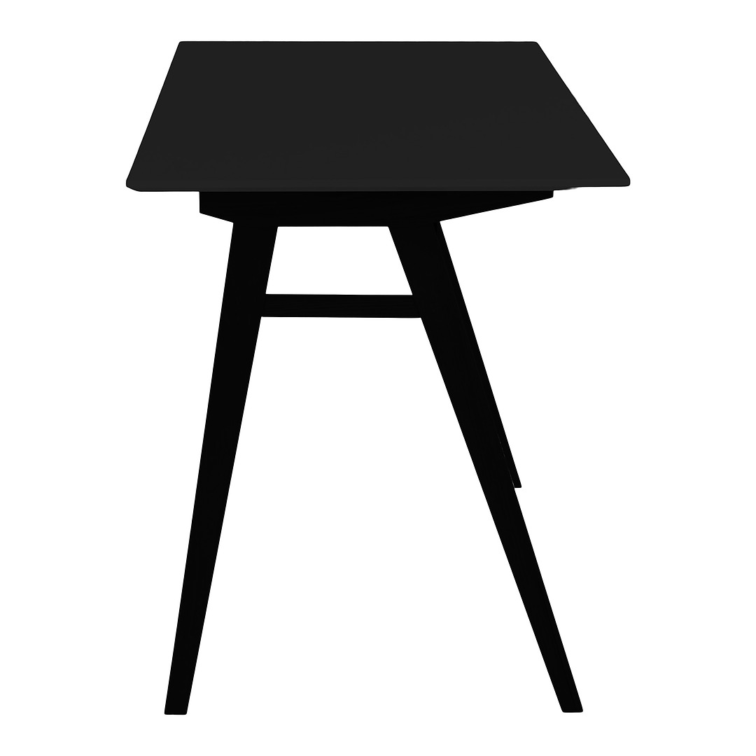 Rašomasis stalas, 120x60x75 cm (juoda)