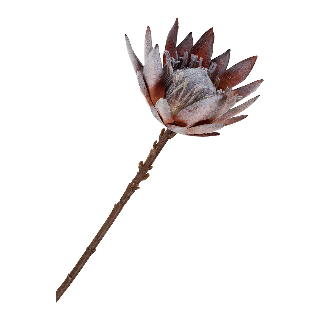 Dirbtinių gėlių puokštė King, 74 cm (įvairių atspalvių rožinė)