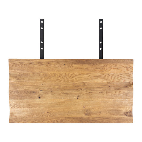 2-jų dalių ilginamoji stalo plokštė Extension, alyvuota ąžuolo mediena, banguotas kraštas