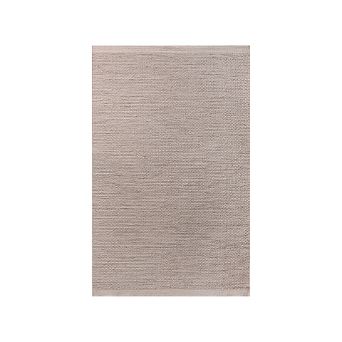 Kilimas Una, austas rankomis, 160x230 cm (dramblio kaulo / smėlinė)