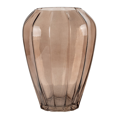 Vaza, 22x29 cm, stiklas (ruda)