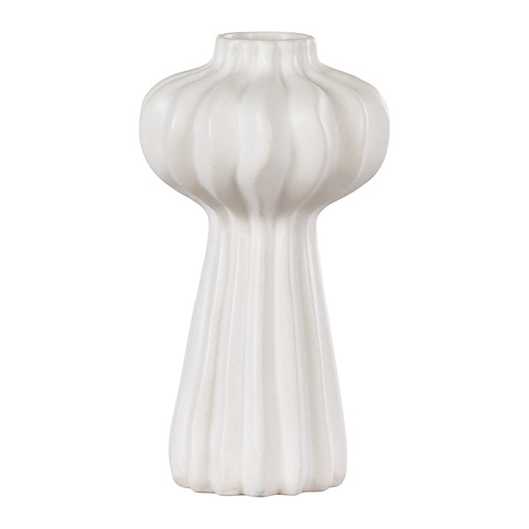 Vaza, 11x20 cm, keramika (balta)