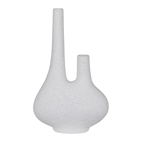 Vaza, 23x11.5x37 cm, keramika (balta)