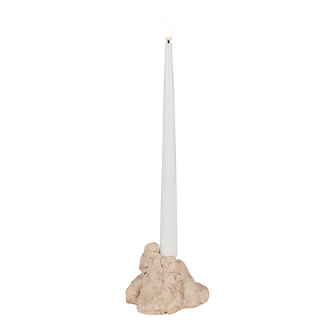 Žvakidė, 11x8x8.5 cm, keramika (natūrali)