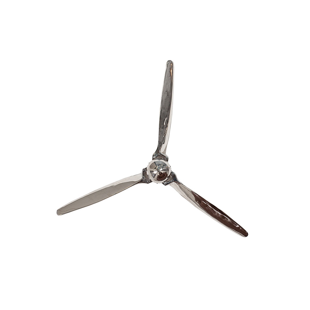 Dekoratyvinis propeleris Screw III, sidabro spalvos