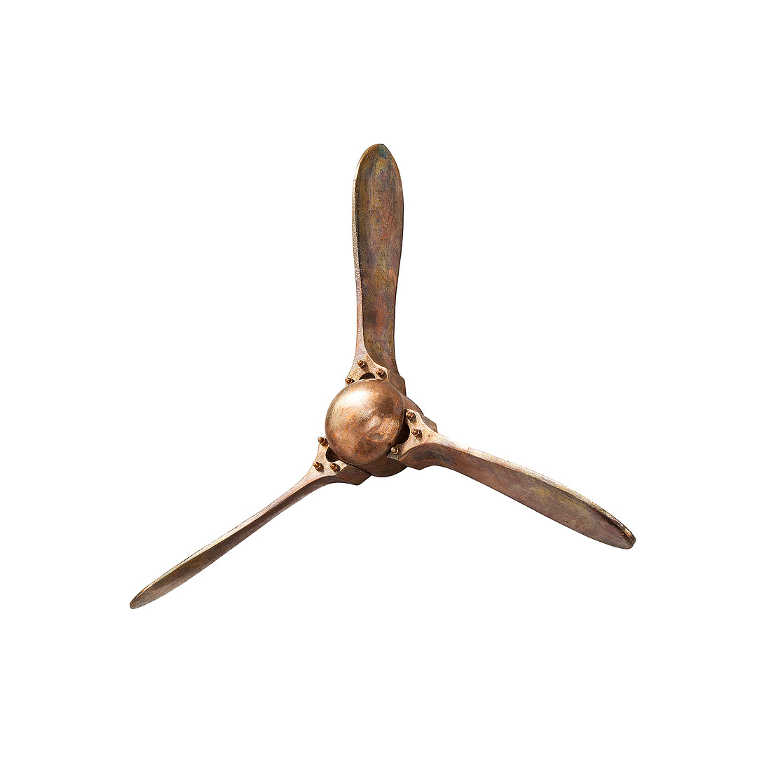 Dekoratyvinis propeleris Screw III 60 cm, vario spalvos, banguotas