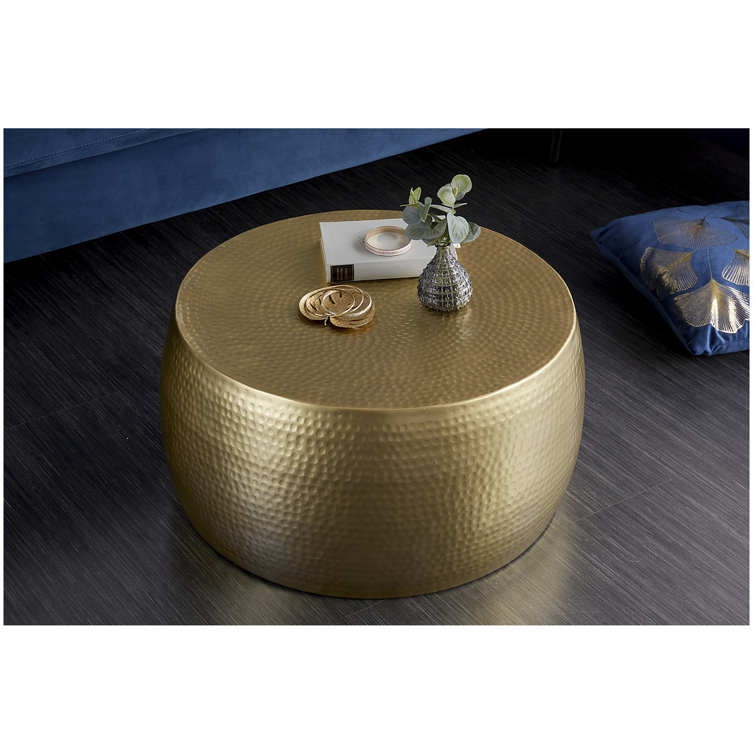 Kavos staliukas Orient II 60 cm, aukso spalvos