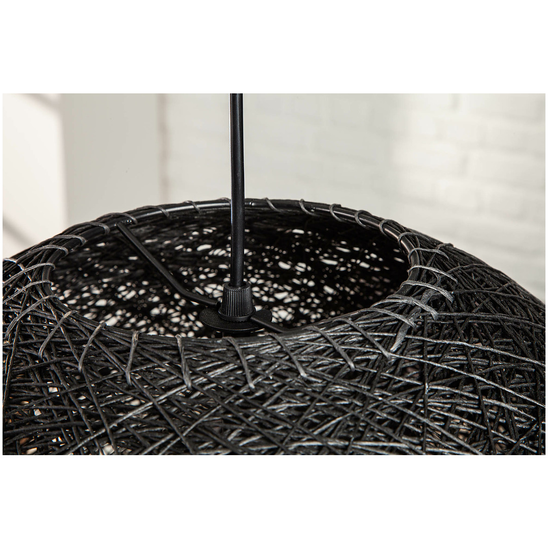 Pakabinamas šviestuvas Cocooning juodas 60 cm