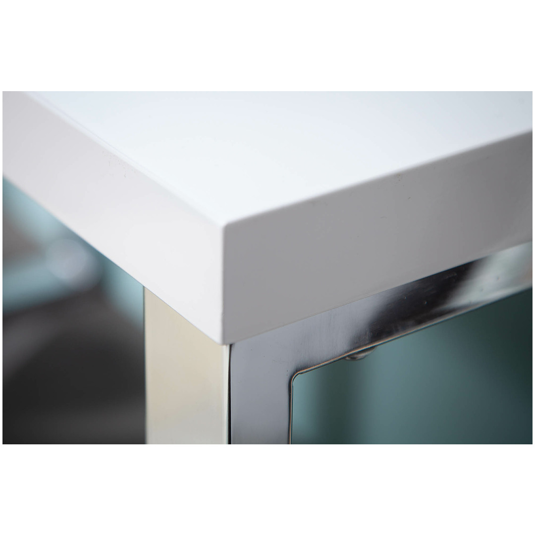 Rašomasis stalas White Desk baltas 140x60 cm