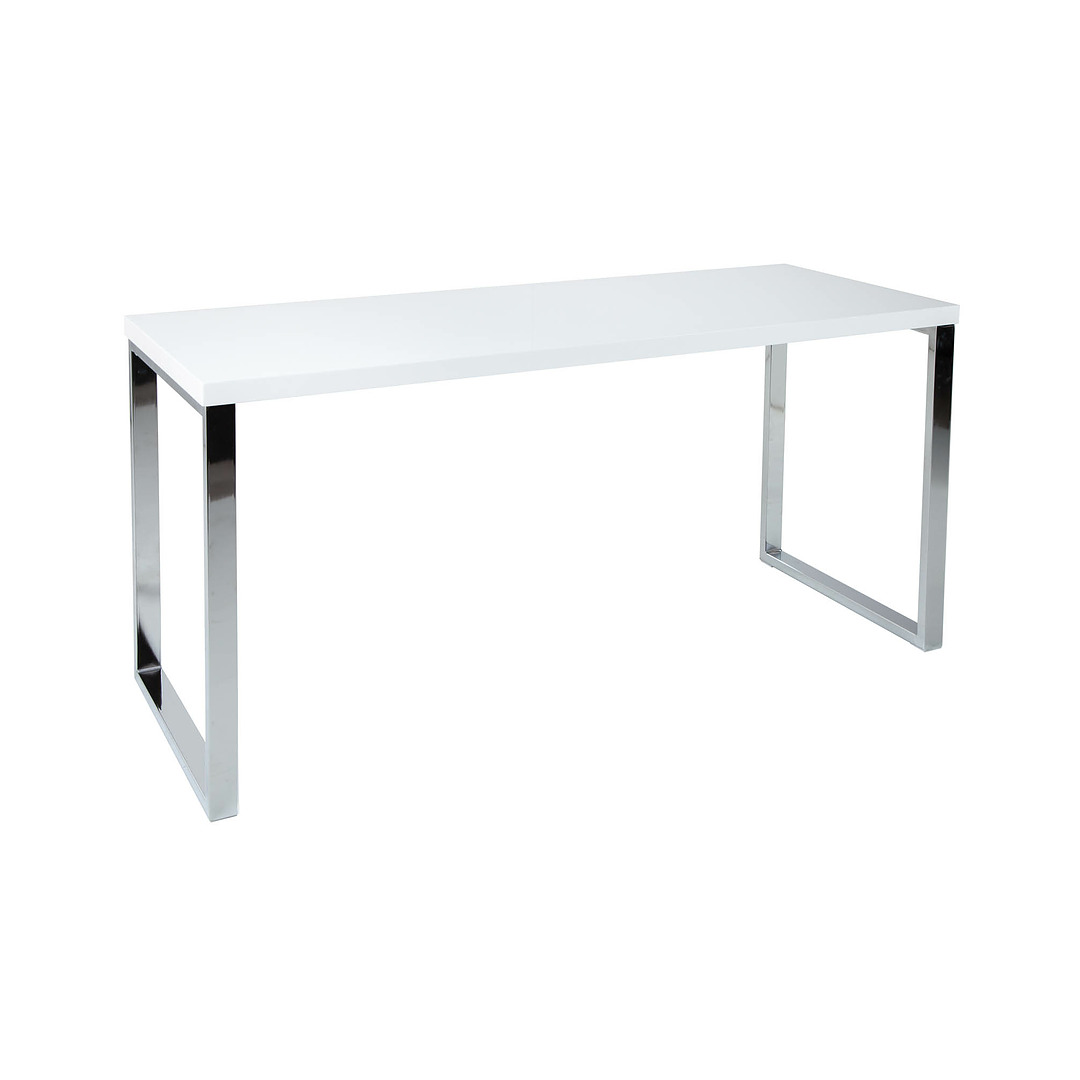 Rašomasis stalas White Desk baltas 140x60 cm