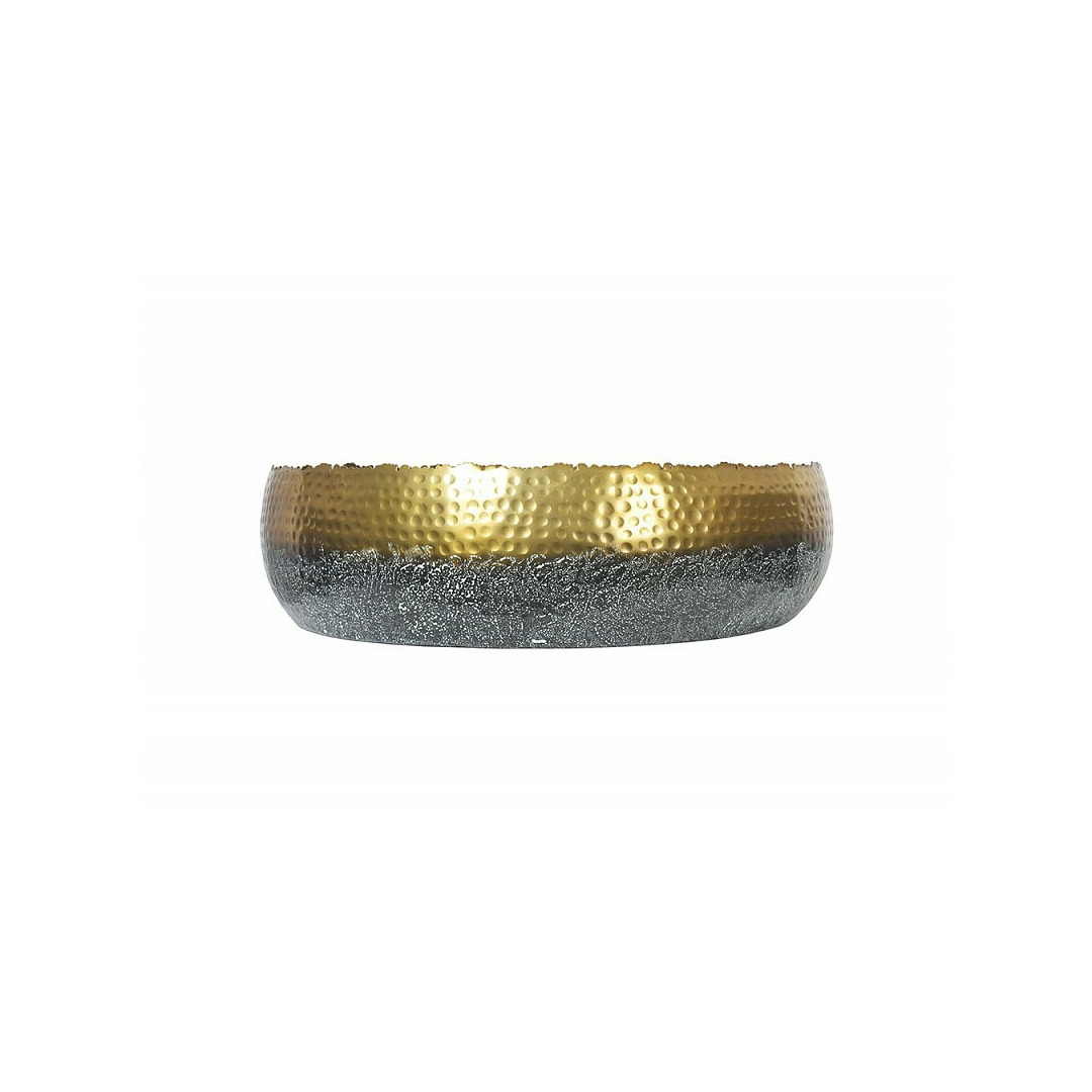 Dekoratyvinis dubuo Orient 52 cm, aukso spalvos su patina (vario oksido apnašas)
